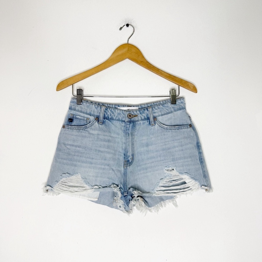 KanCan Shorts Distressed Jean Denim Cutoff Women’s Size Medium